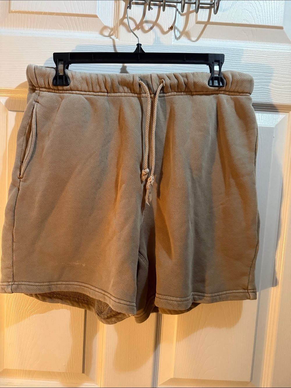 Everyday Drawstring Athletic Shorts - Taupe